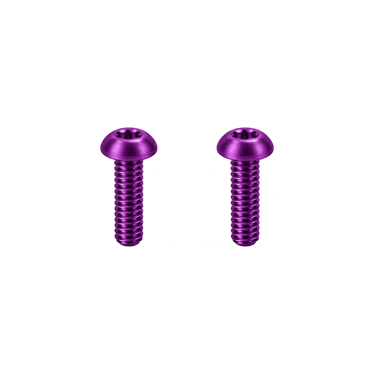 Titanium Paul Brake Lever Pivot Screws — Purple