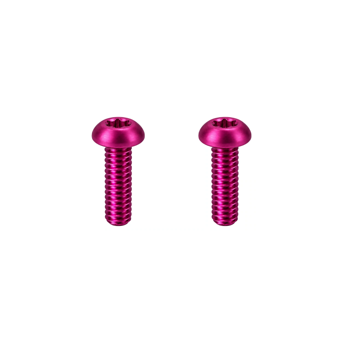 Titanium Paul Brake Lever Pivot Screws — Magenta