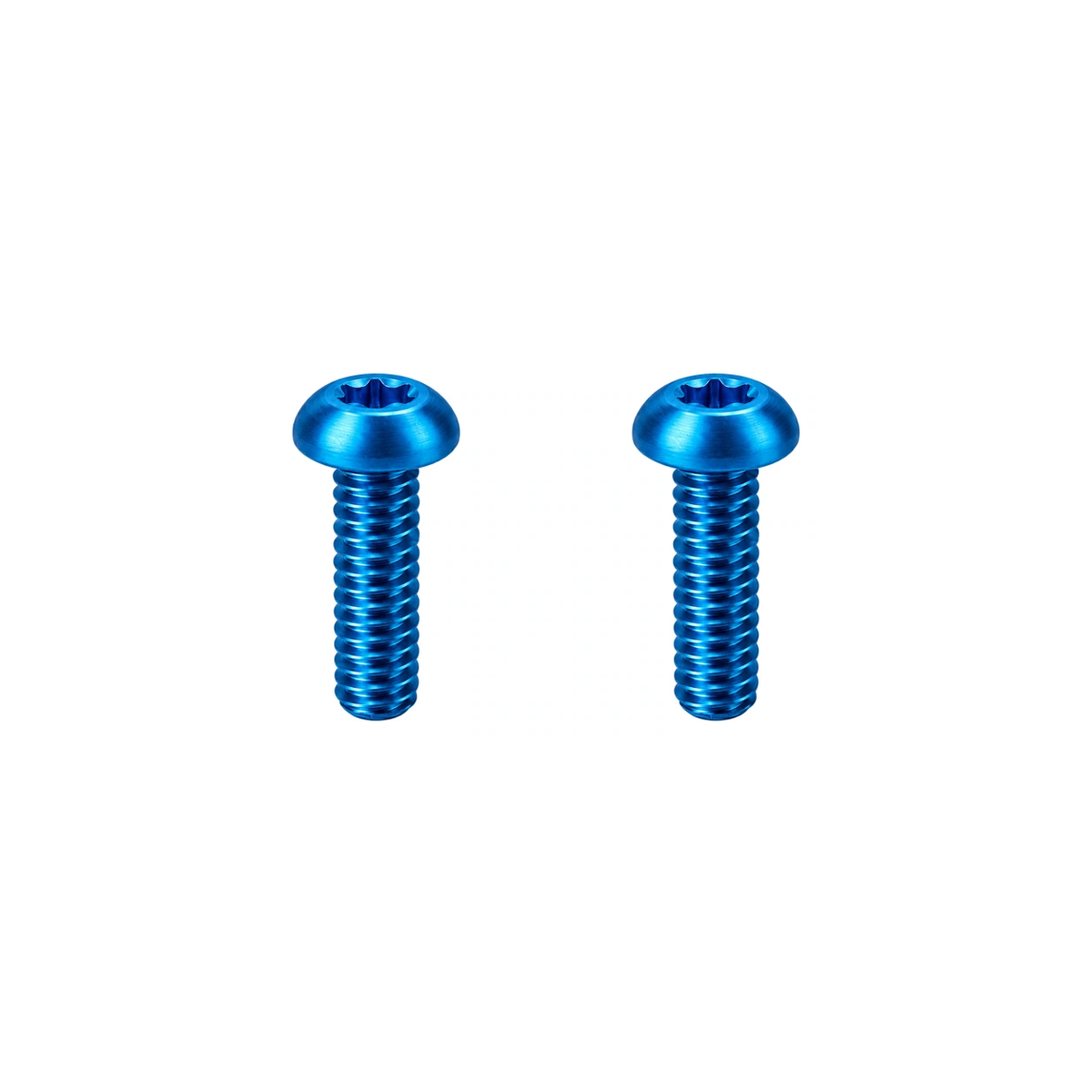 Titanium Paul Brake Lever Pivot Screws — Aqua Blue