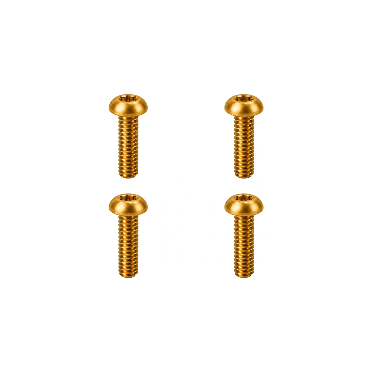 Titanium Paul Brake Lever Pivot Screws — Gold