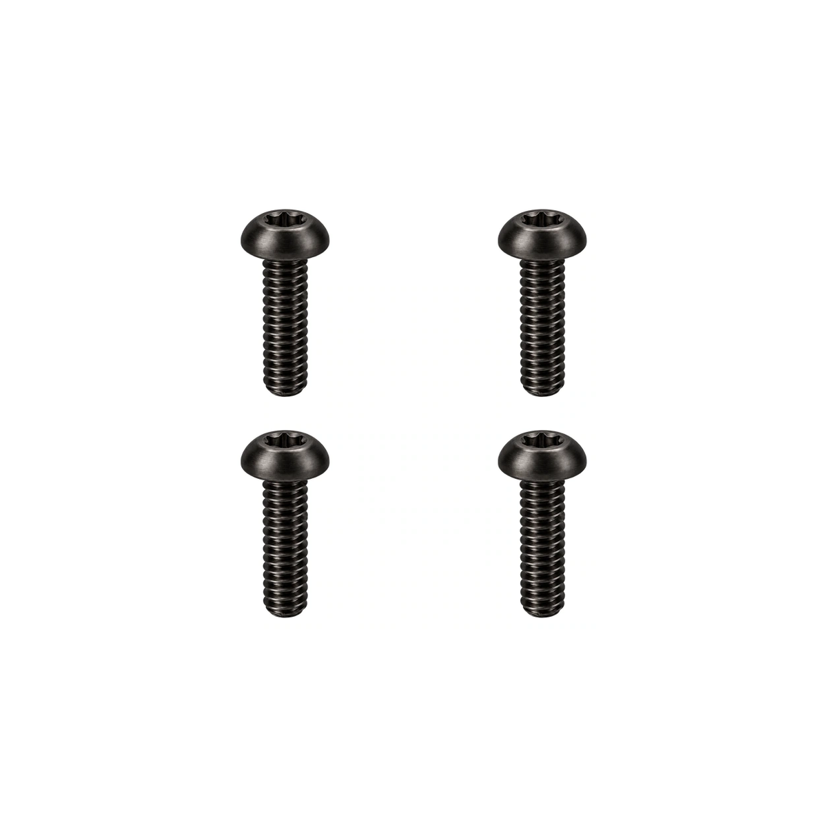 Titanium Paul Brake Lever Pivot Screws — Black