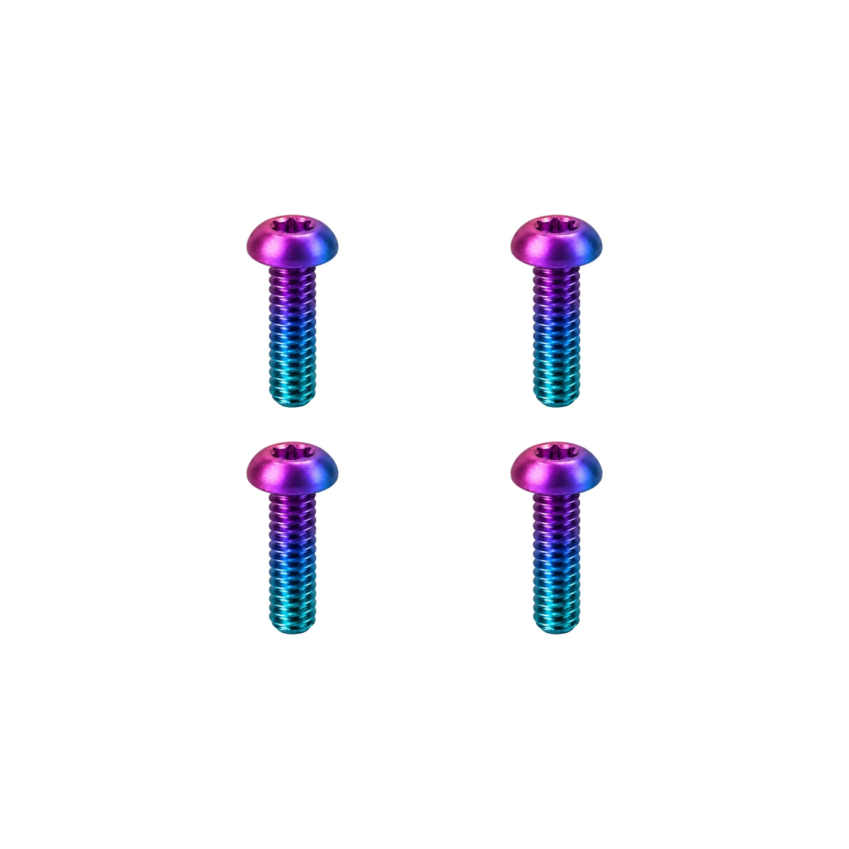 Titanium Paul Brake Lever Pivot Screws — Candy Gloss