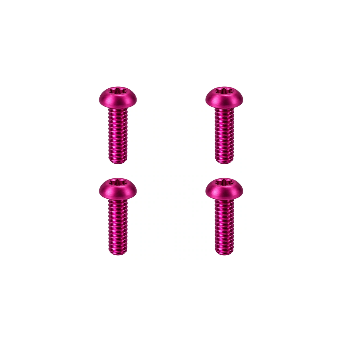 Titanium TRP Reservoir Lid Screws — Magenta