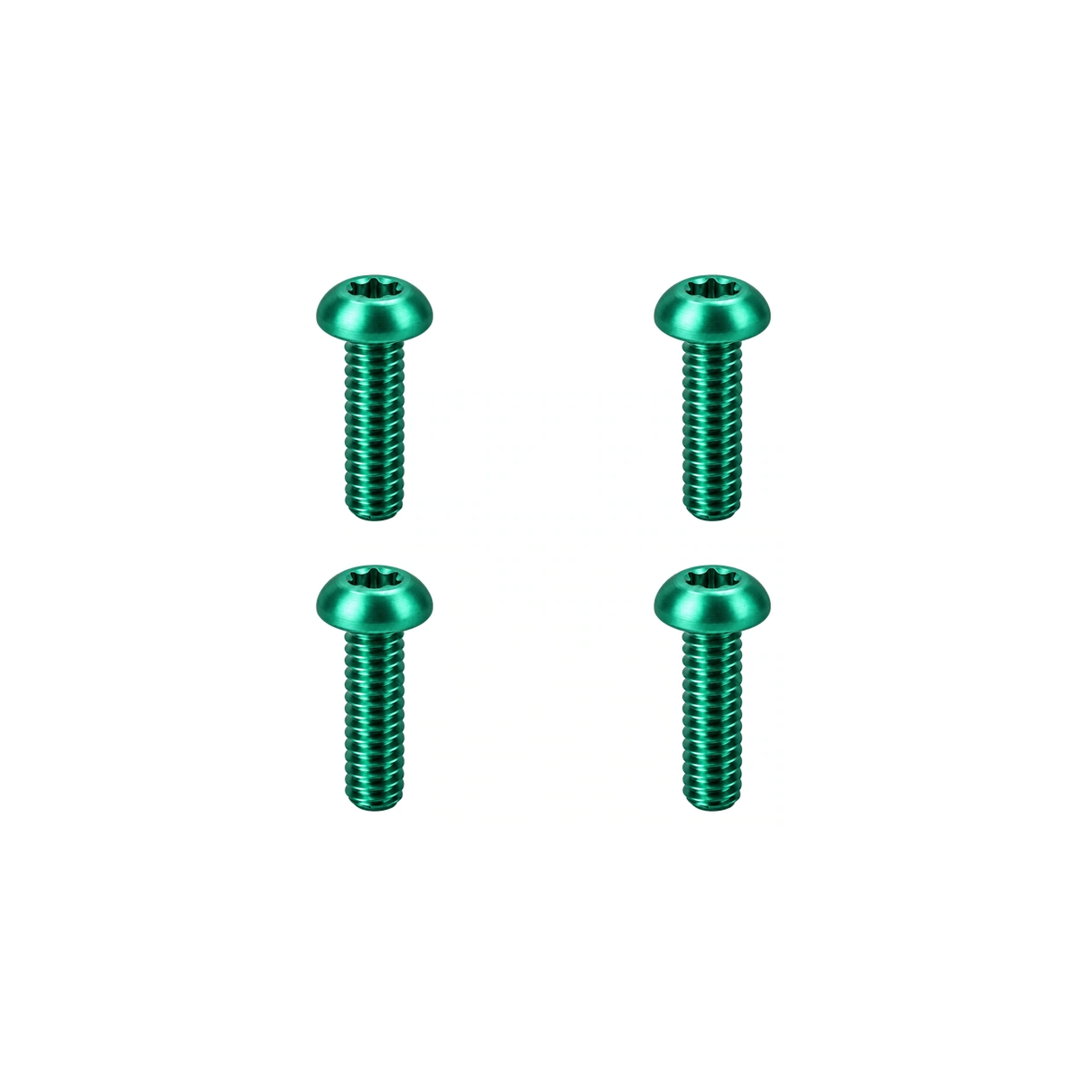 Titanium TRP Reservoir Lid Screws — Green