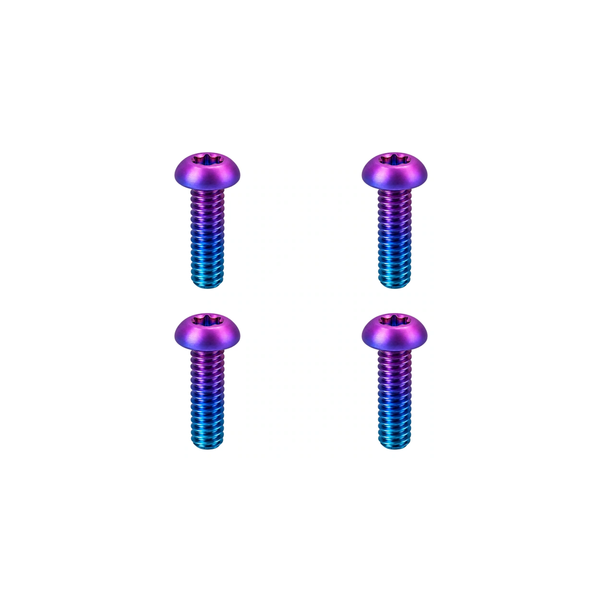 Titanium TRP Reservoir Lid Screws — Candy Matte