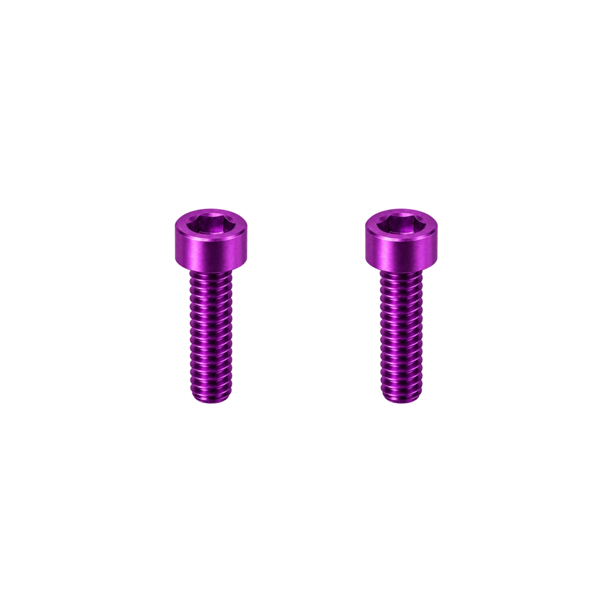 Titanium Paul Brake Lever Clamp Bolts — Purple