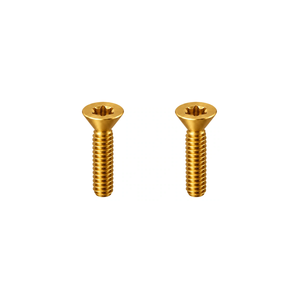 Titanium Brompton Rear Triangle Hinge Screws — Gold
