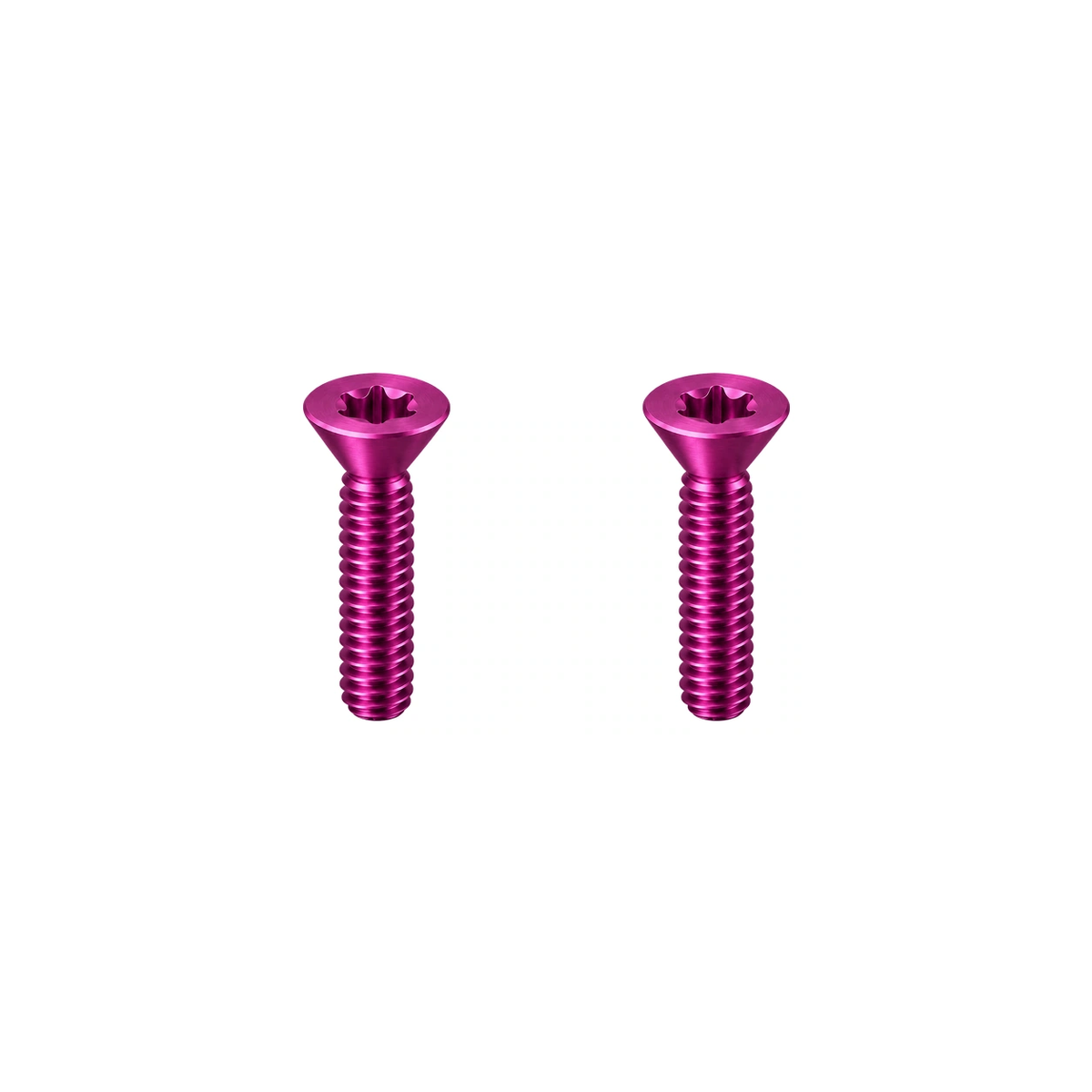 Titanium Brompton Rear Triangle Hinge Screws — Magenta