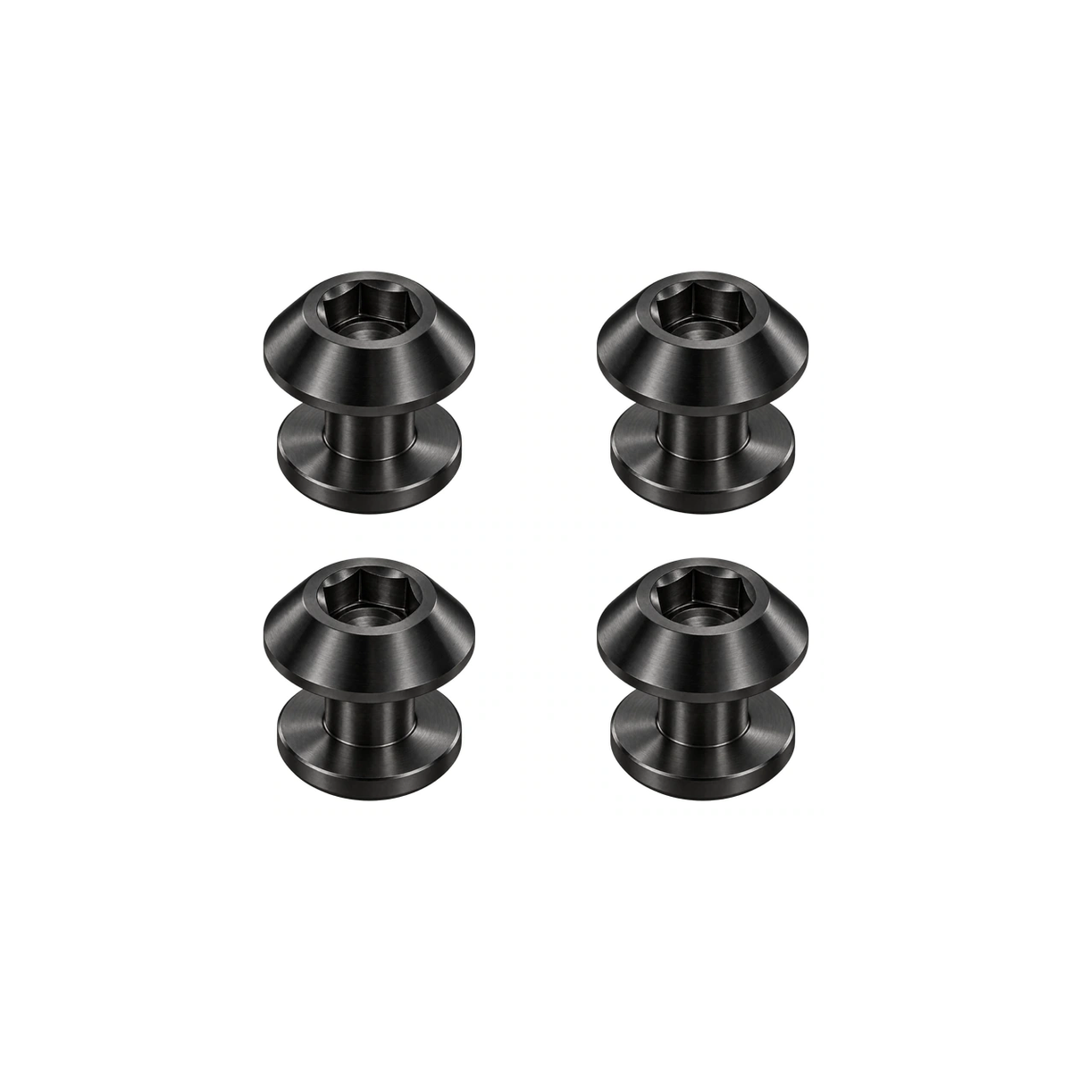 Titanium Brompton Brake Shoe Bolts — Black