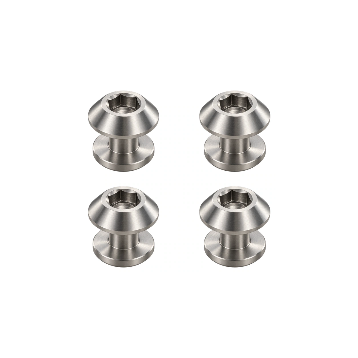 Titanium Brompton Brake Shoe Bolts — Raw Titanium