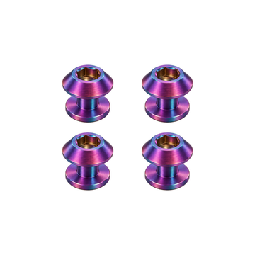 Titanium Brompton Brake Shoe Bolts — Rainbow
