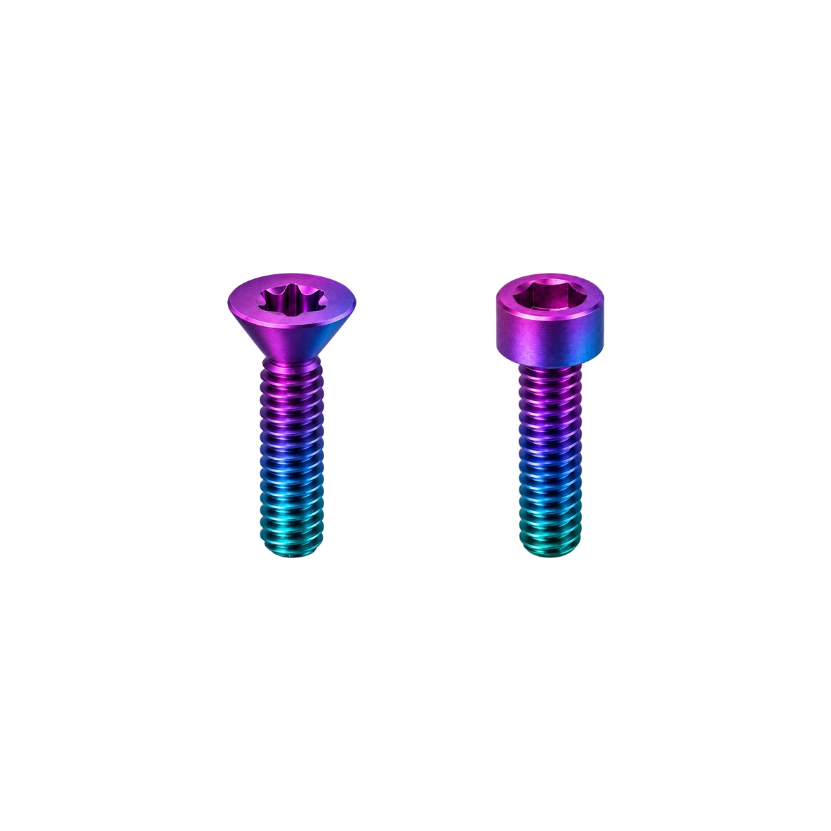 Titanium PNW Loam Remote Adapter Clamp Bolts — Candy Matte