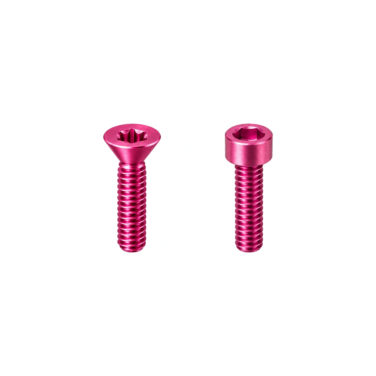 Titanium PNW Loam Remote Adapter Clamp Bolts — Champagne Pink