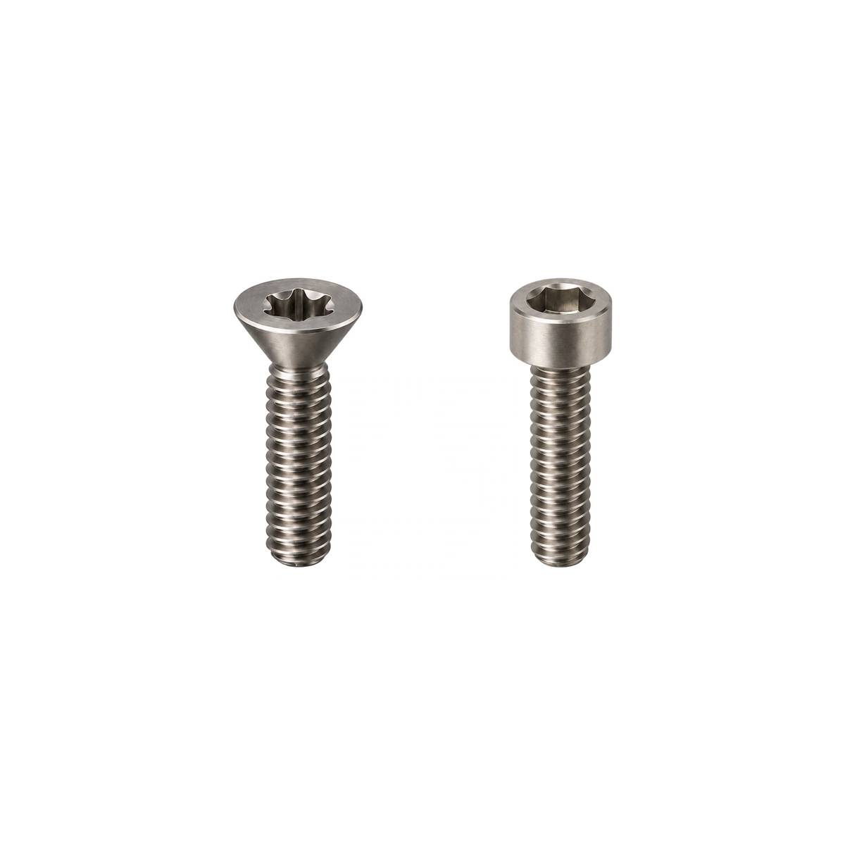 Titanium PNW Loam Remote Adapter Clamp Bolts — Raw Titanium