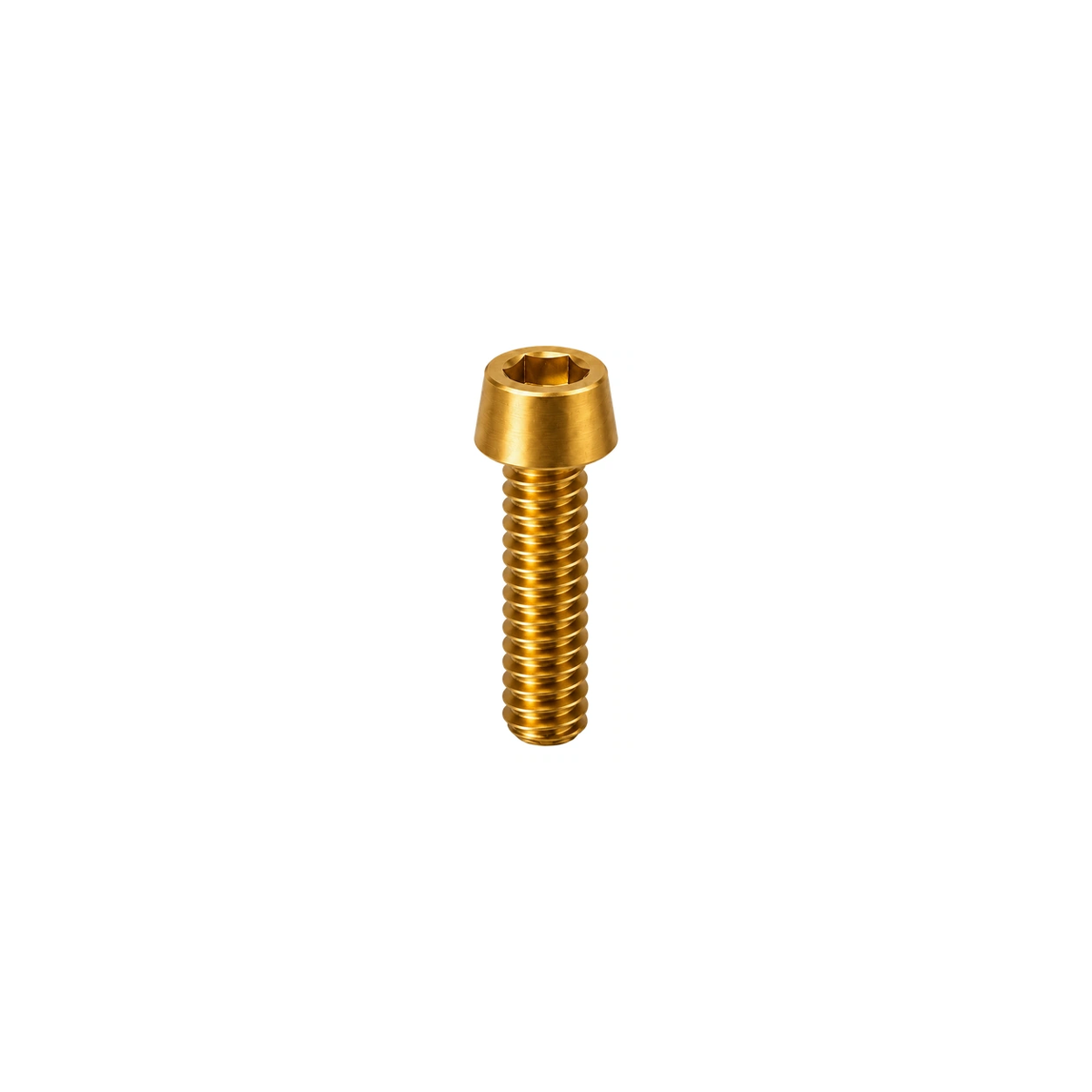 Titanium H&H V1 / V2 Saddle Clamp Bolts — Gold