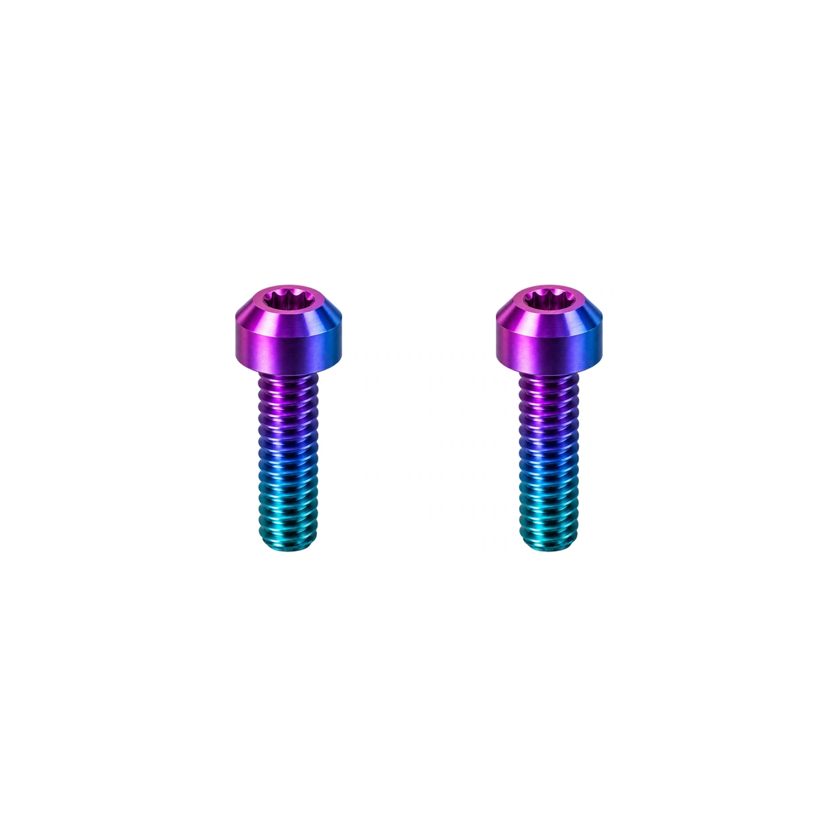 Titanium Brompton Brake Cable Clamp Bolts — Candy Gloss