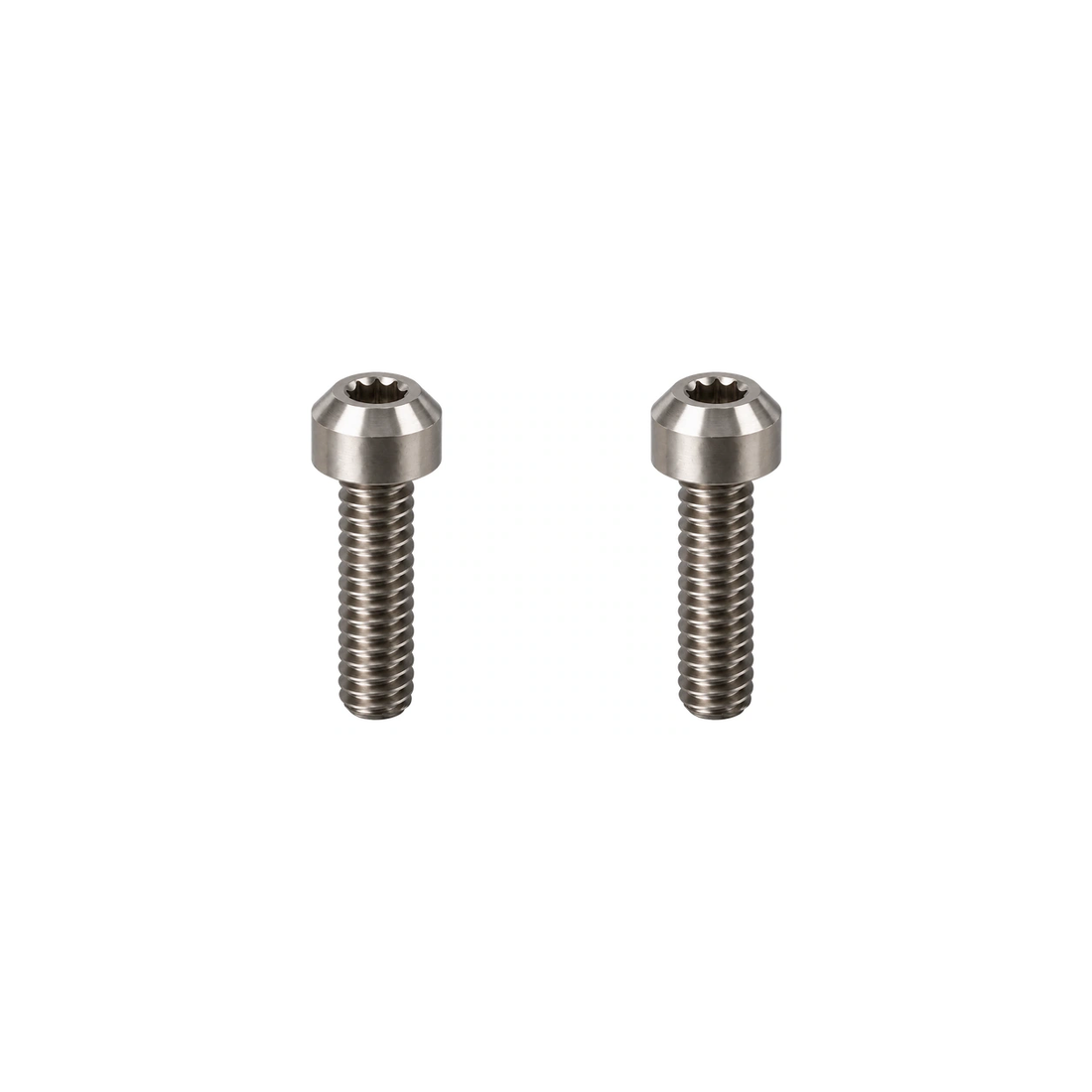 Titanium Brompton Brake Cable Clamp Bolts — Raw Titanium