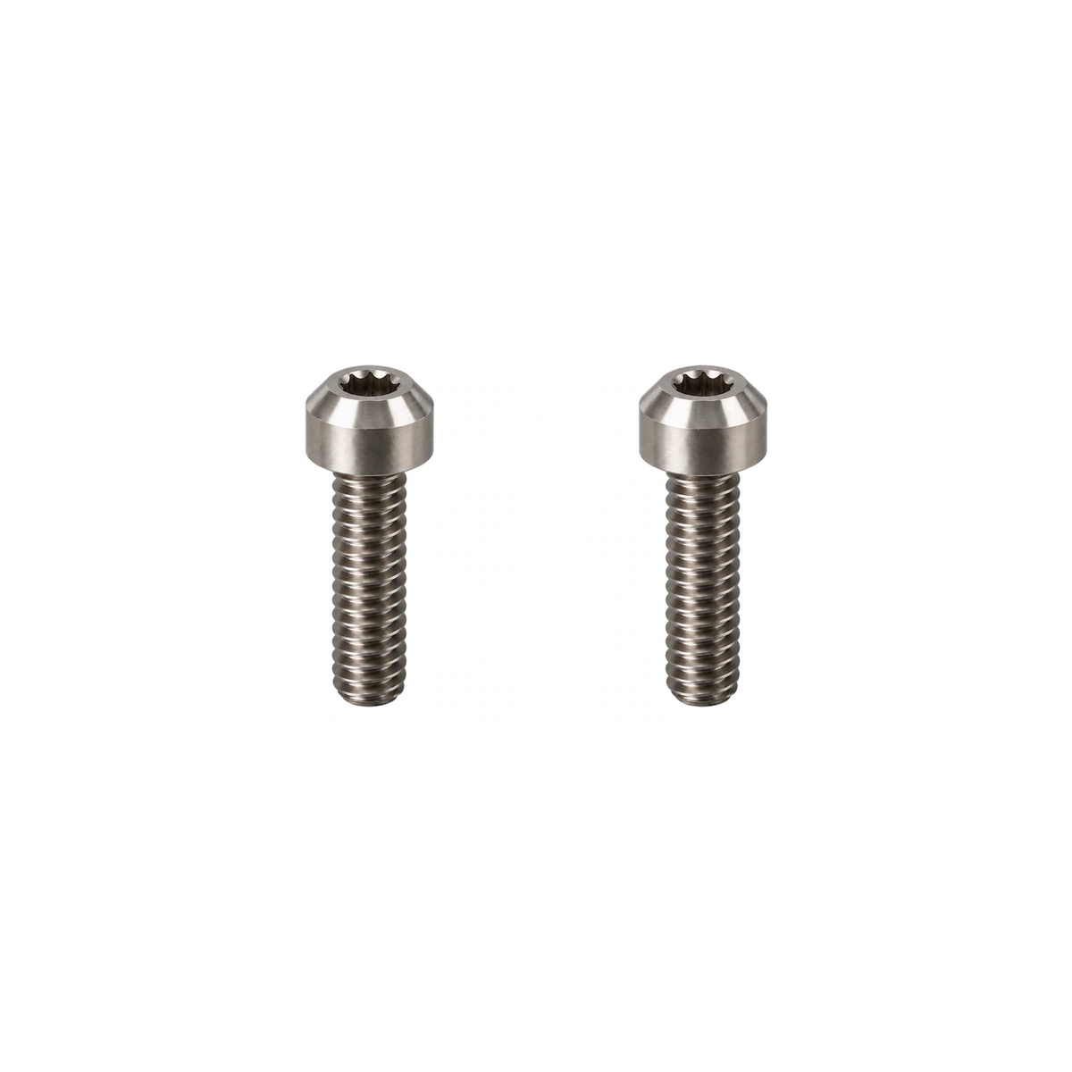 Titanium Brompton Brake Cable Clamp Bolts — Raw Titanium
