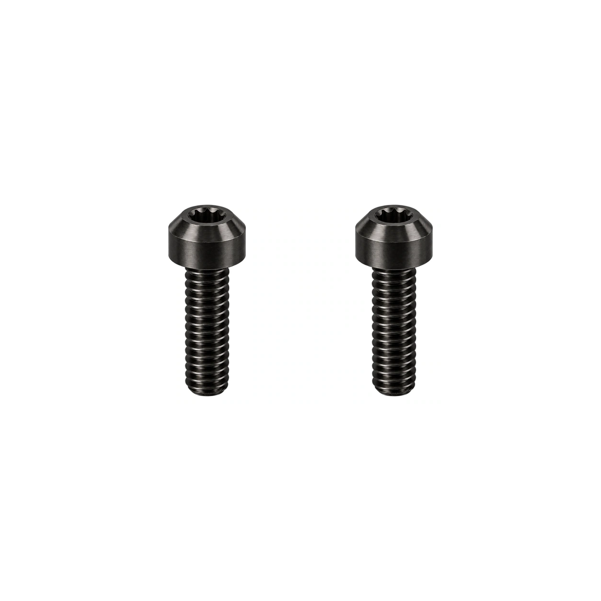 Titanium Brompton Brake Cable Clamp Bolts — Black