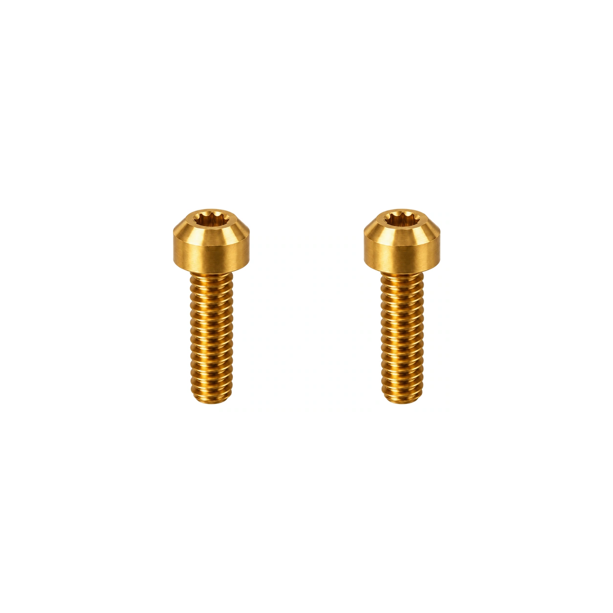 Titanium Brompton Brake Cable Clamp Bolts — Gold