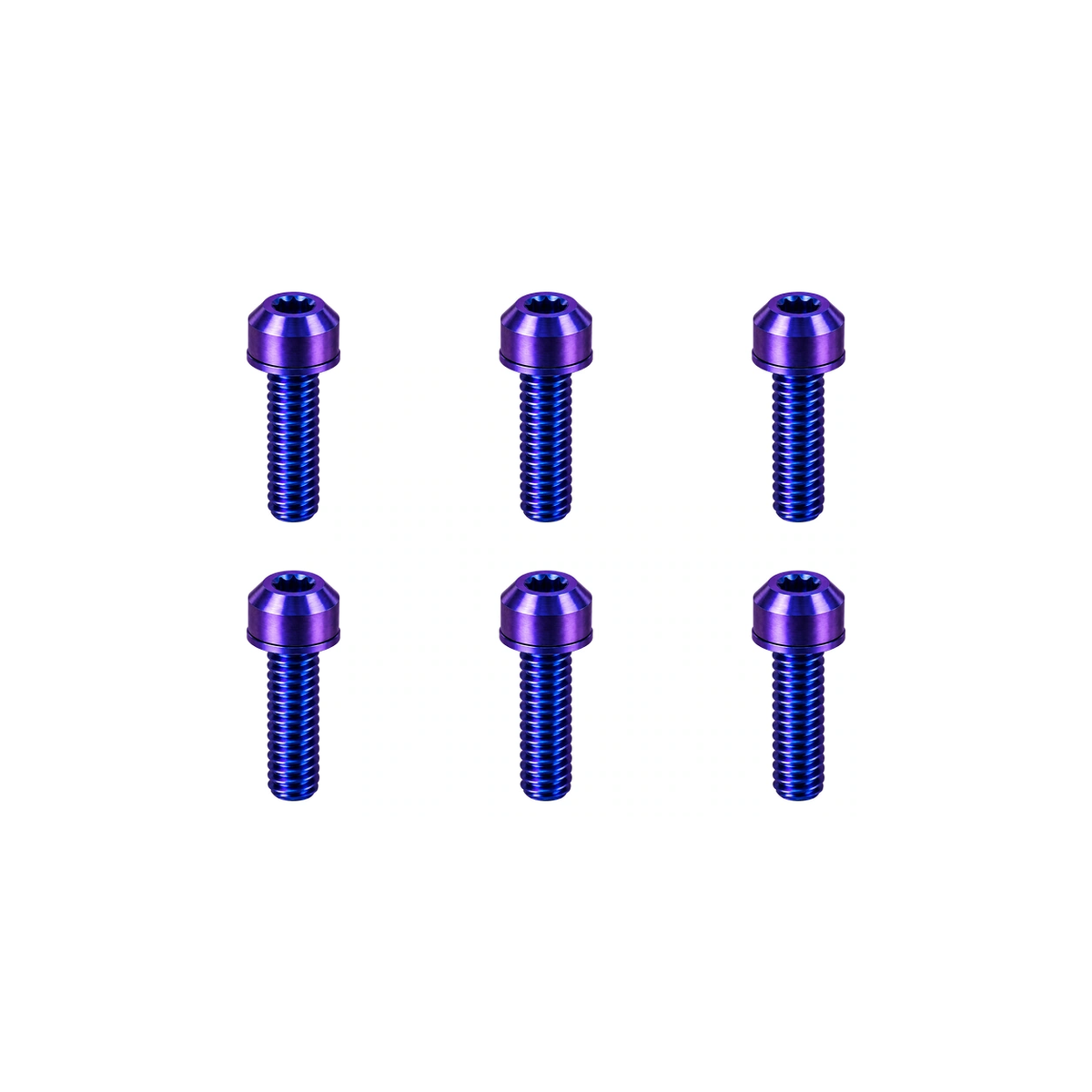 Titanium Chromag Stem Bolt Sets — Blue Purple