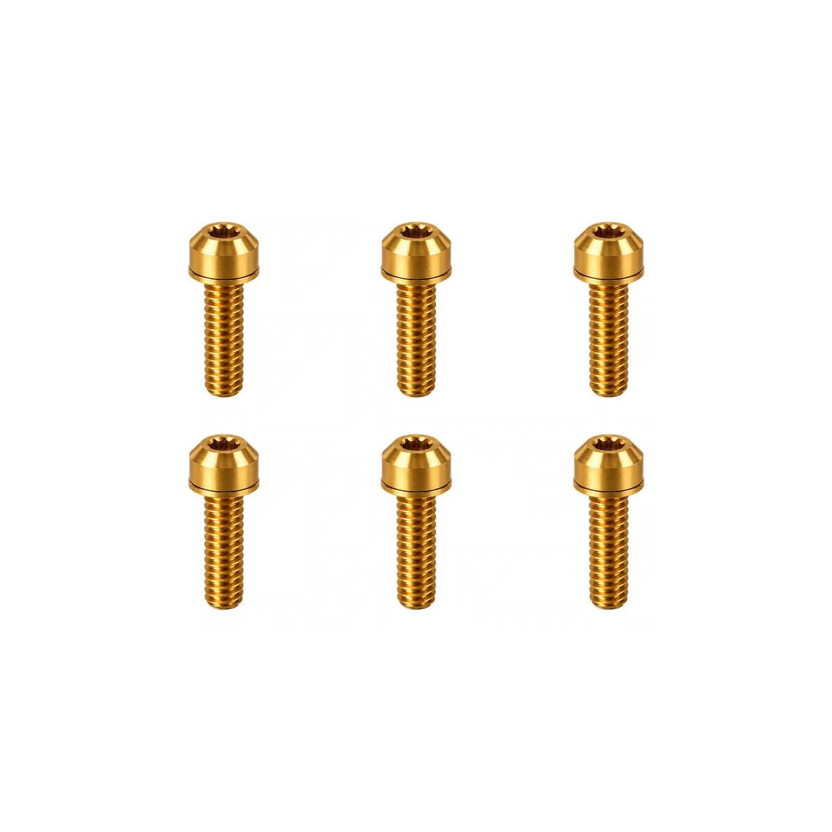 Titanium Chromag Stem Bolt Sets — Gold