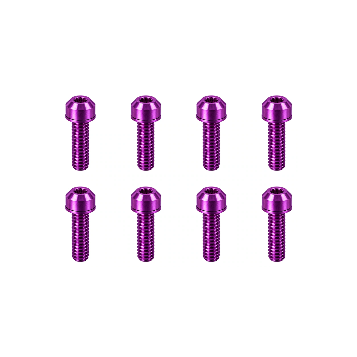 Titanium Chromag Stem Bolt Sets — Purple