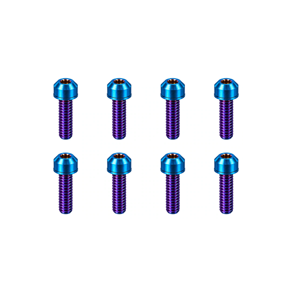 Titanium Chromag Stem Bolt Sets — Burnt Blue
