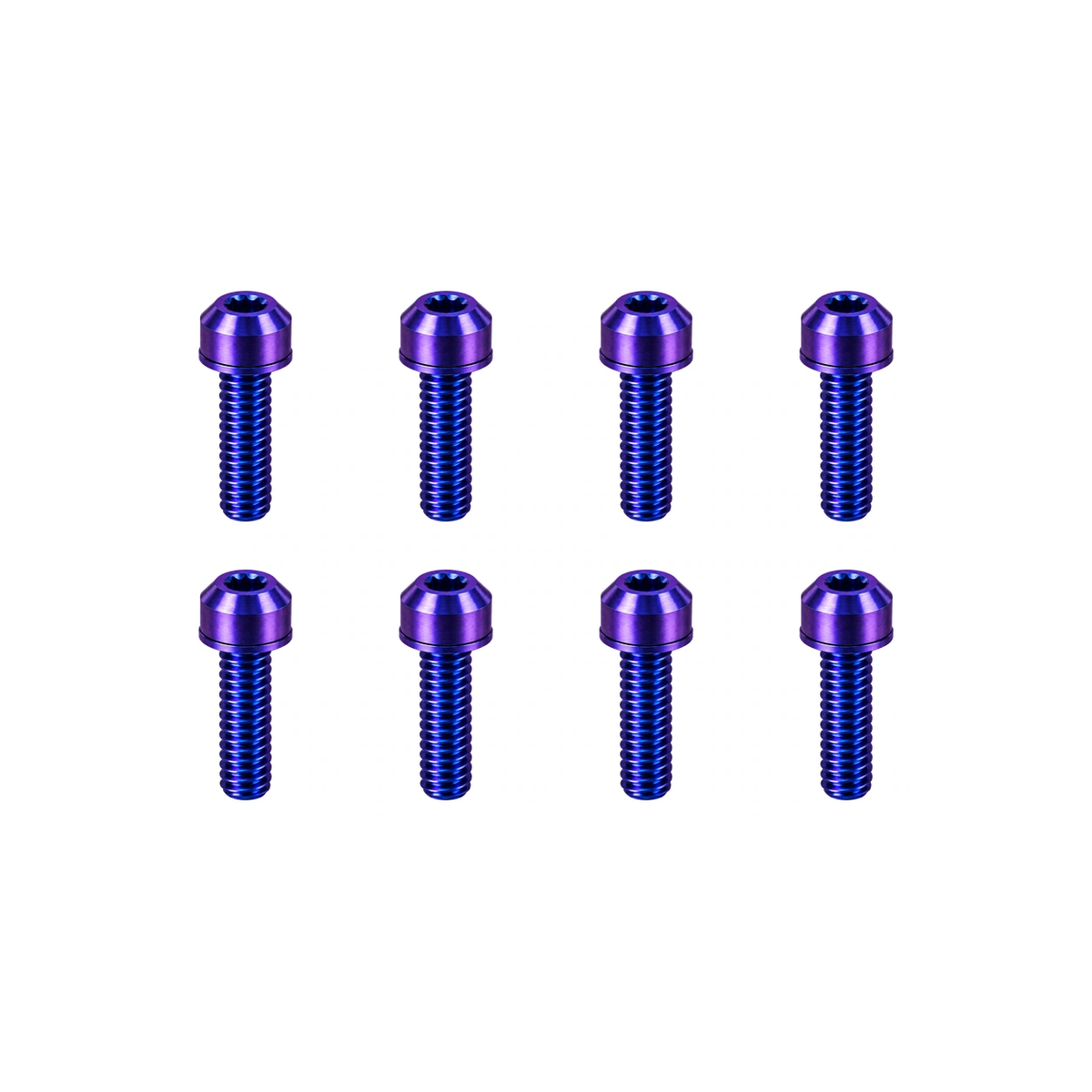 Titanium Chromag Stem Bolt Sets — Blue Purple
