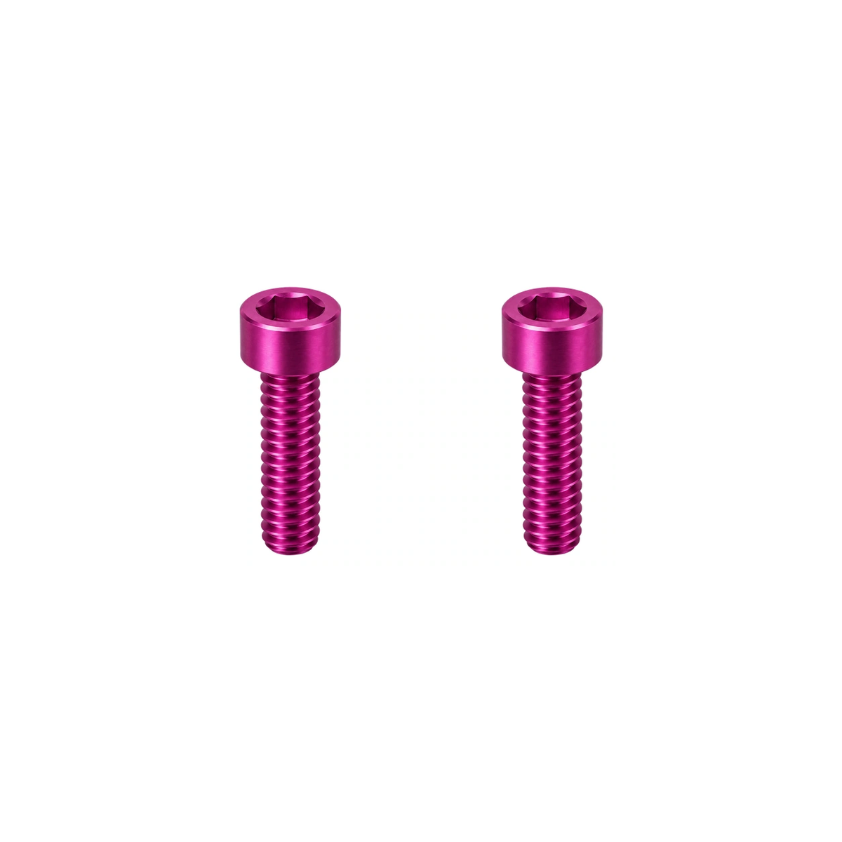 Titanium TRP DH-R EVO Brake Lever Clamp Bolts — Magenta
