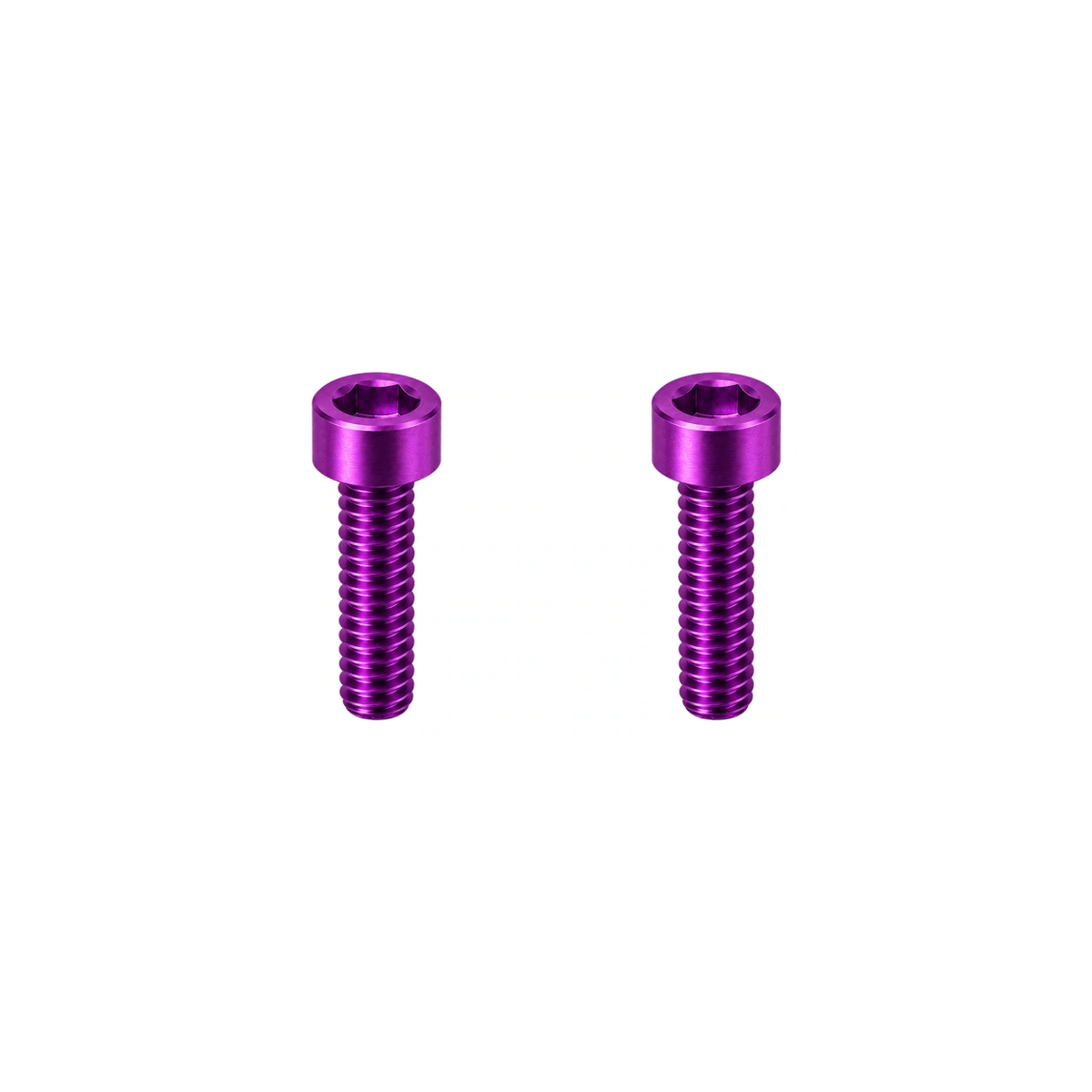 Titanium TRP DH-R EVO Brake Lever Clamp Bolts — Purple