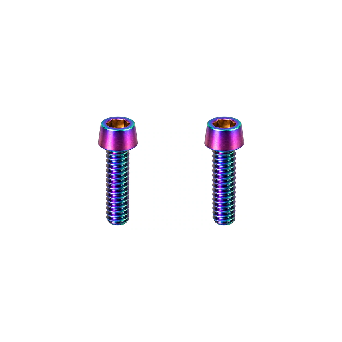 Titanium Direct-Mount Stem Bolts — Rainbow