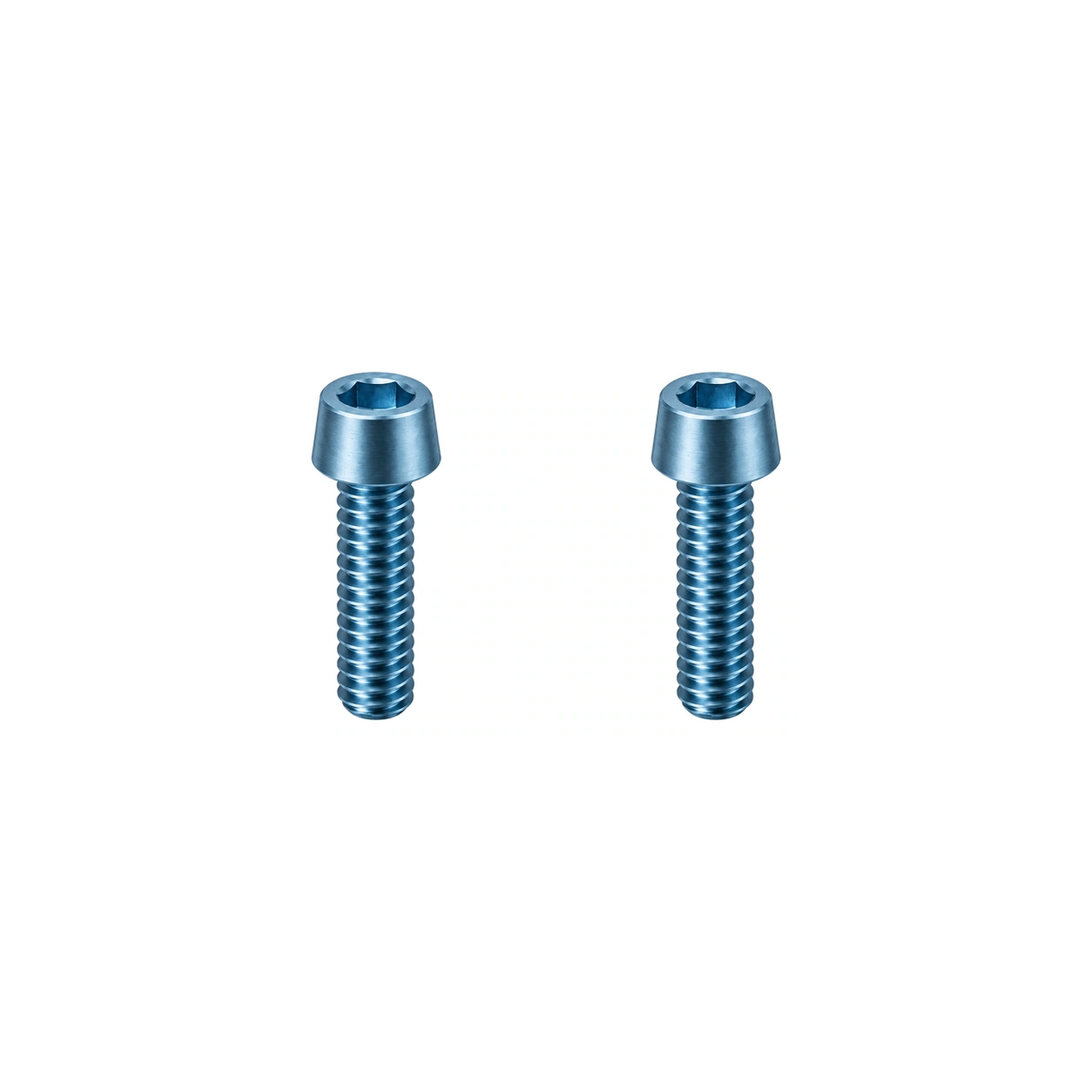 Titanium Direct-Mount Stem Bolts — Ice Blue