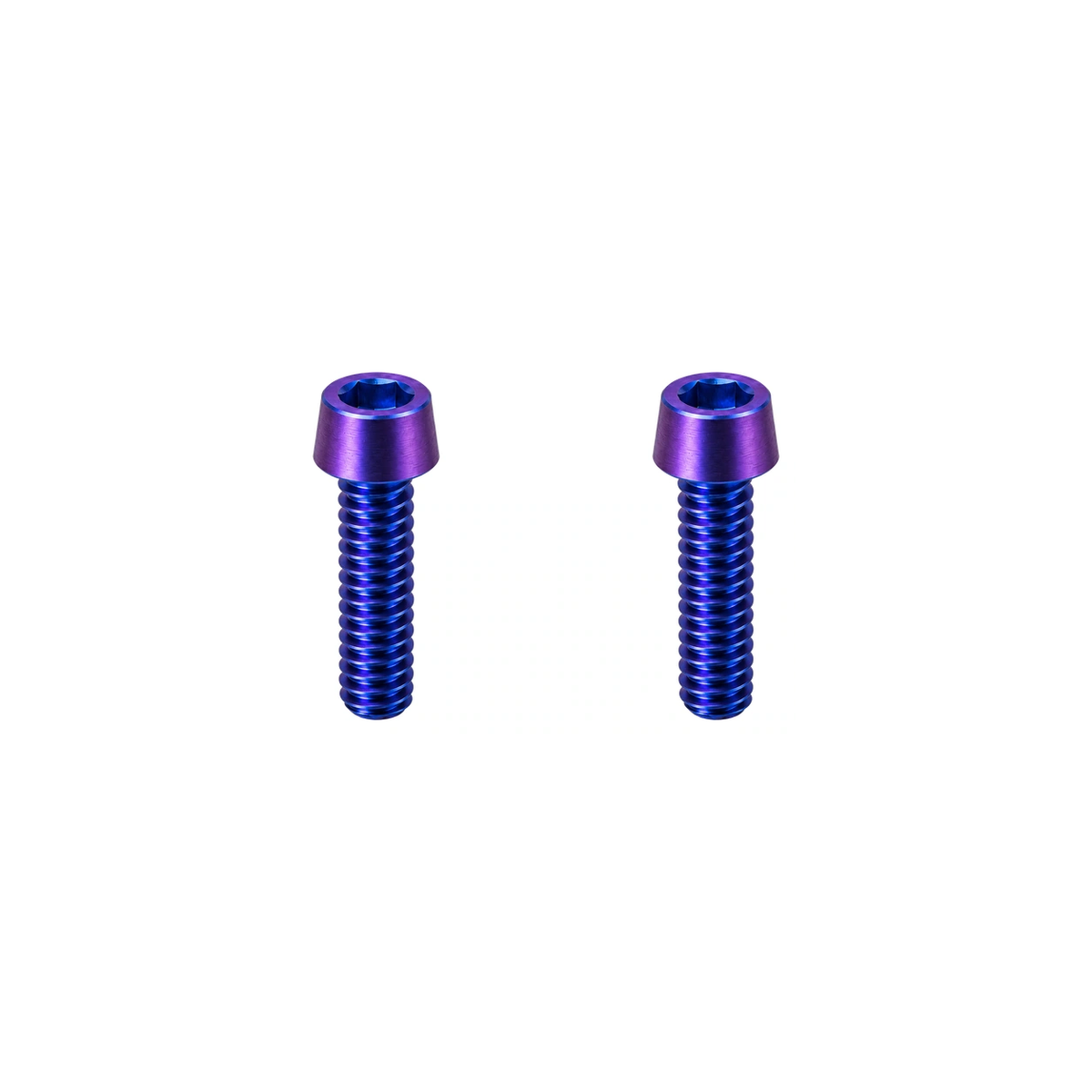 Titanium Direct-Mount Stem Bolts — Blue Purple
