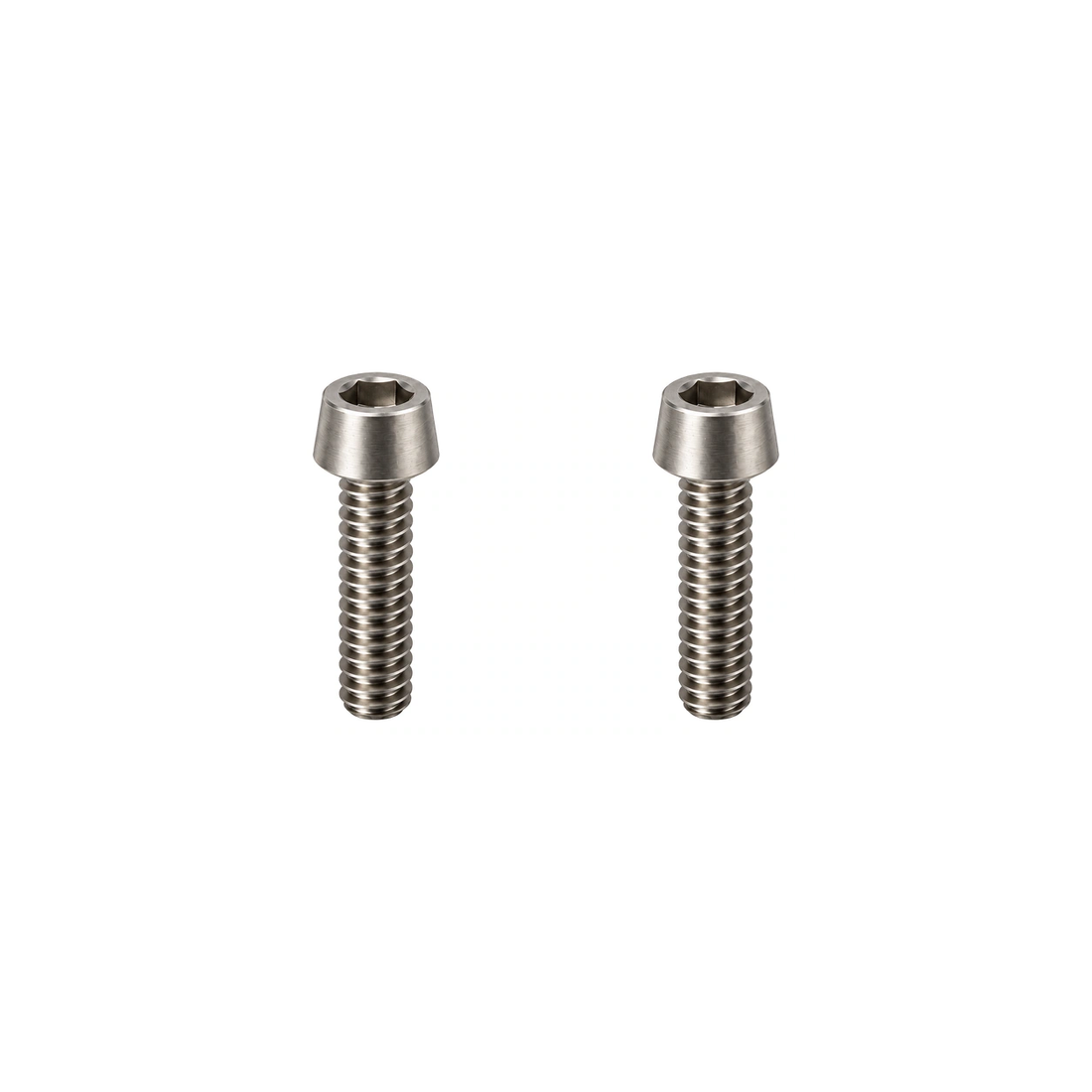 Titanium Direct-Mount Stem Bolts — Raw Titanium