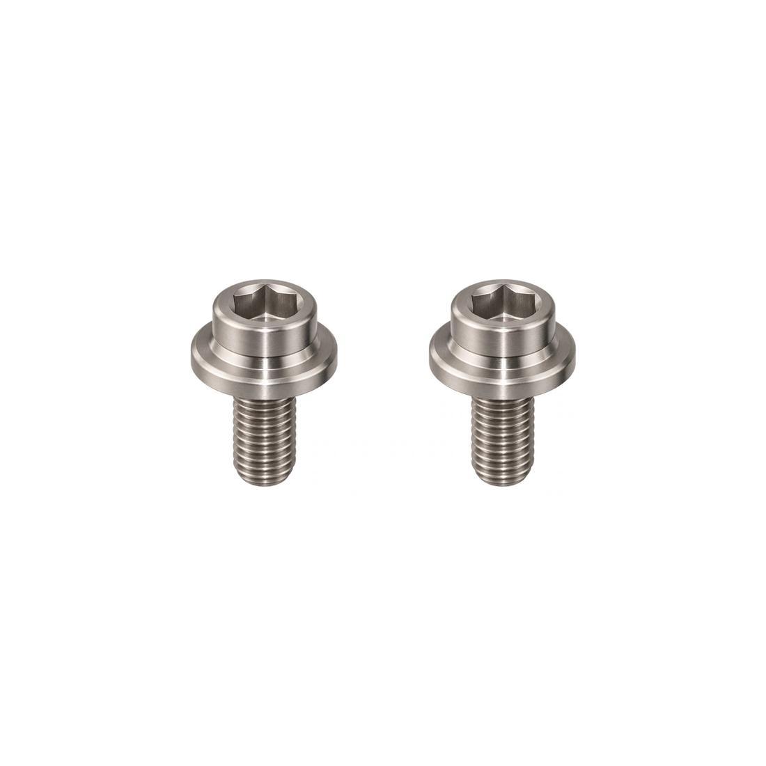 Titanium Brompton Crank Caps — Raw Titanium