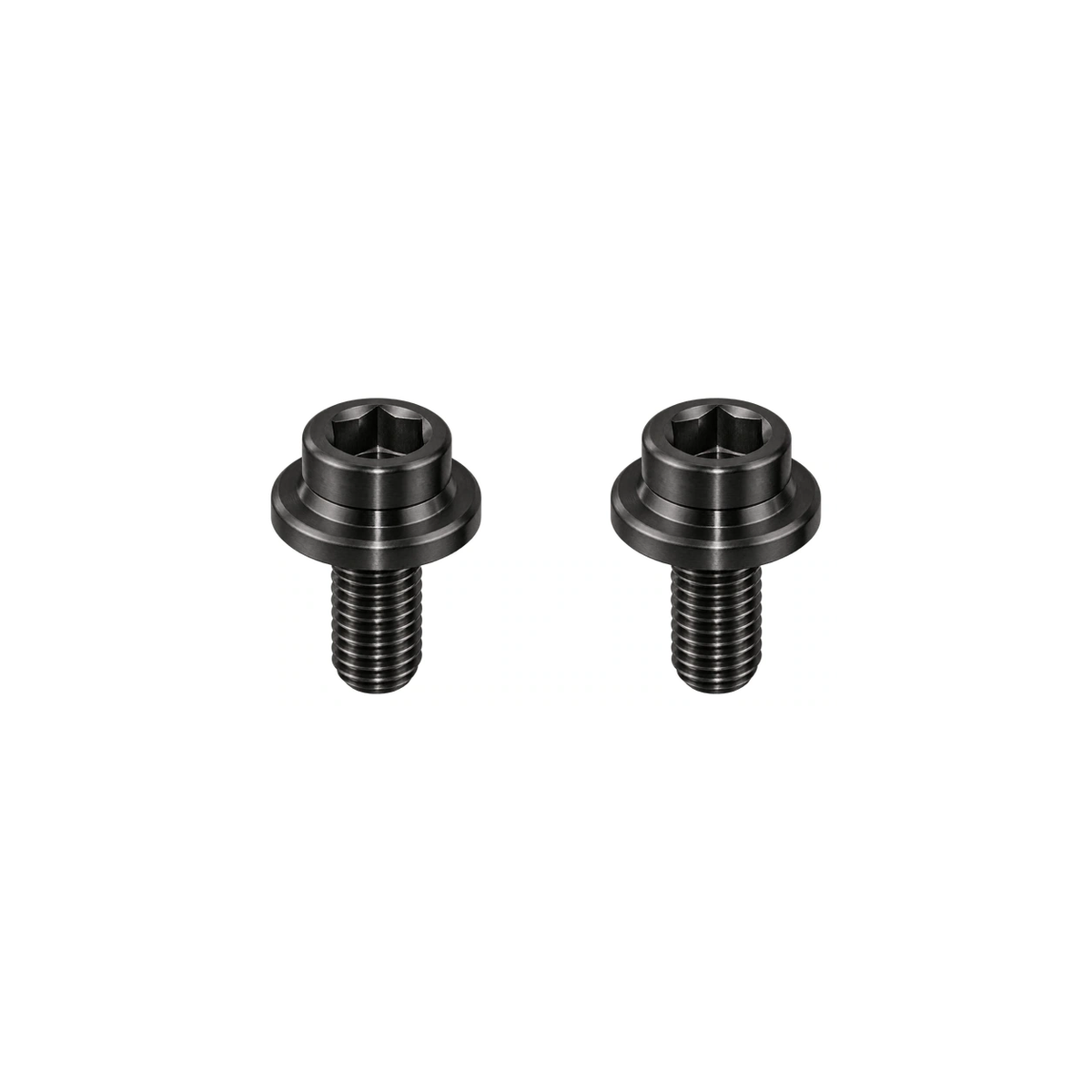 Titanium Brompton Crank Caps — Black
