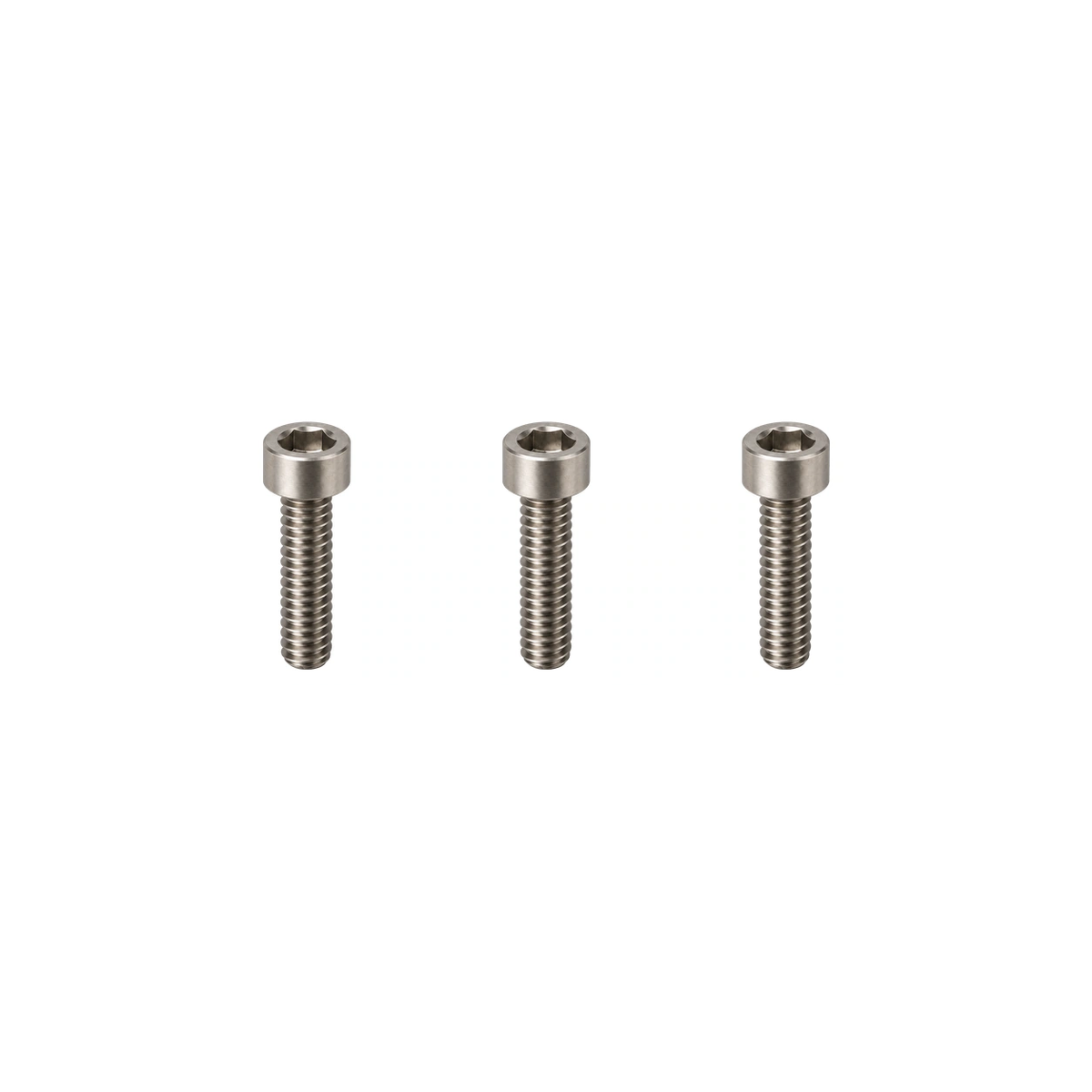Titanium SRAM S900 Aero HRD Reservoir Bolt Set — Raw Titanium