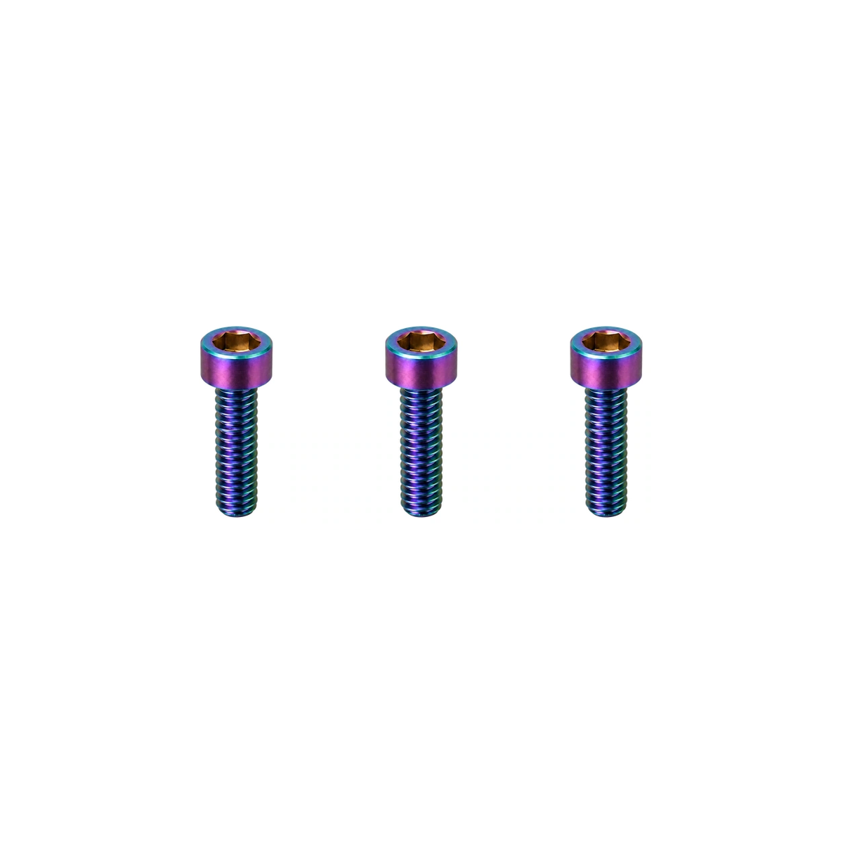Titanium SRAM S900 Aero HRD Reservoir Bolt Set — Rainbow
