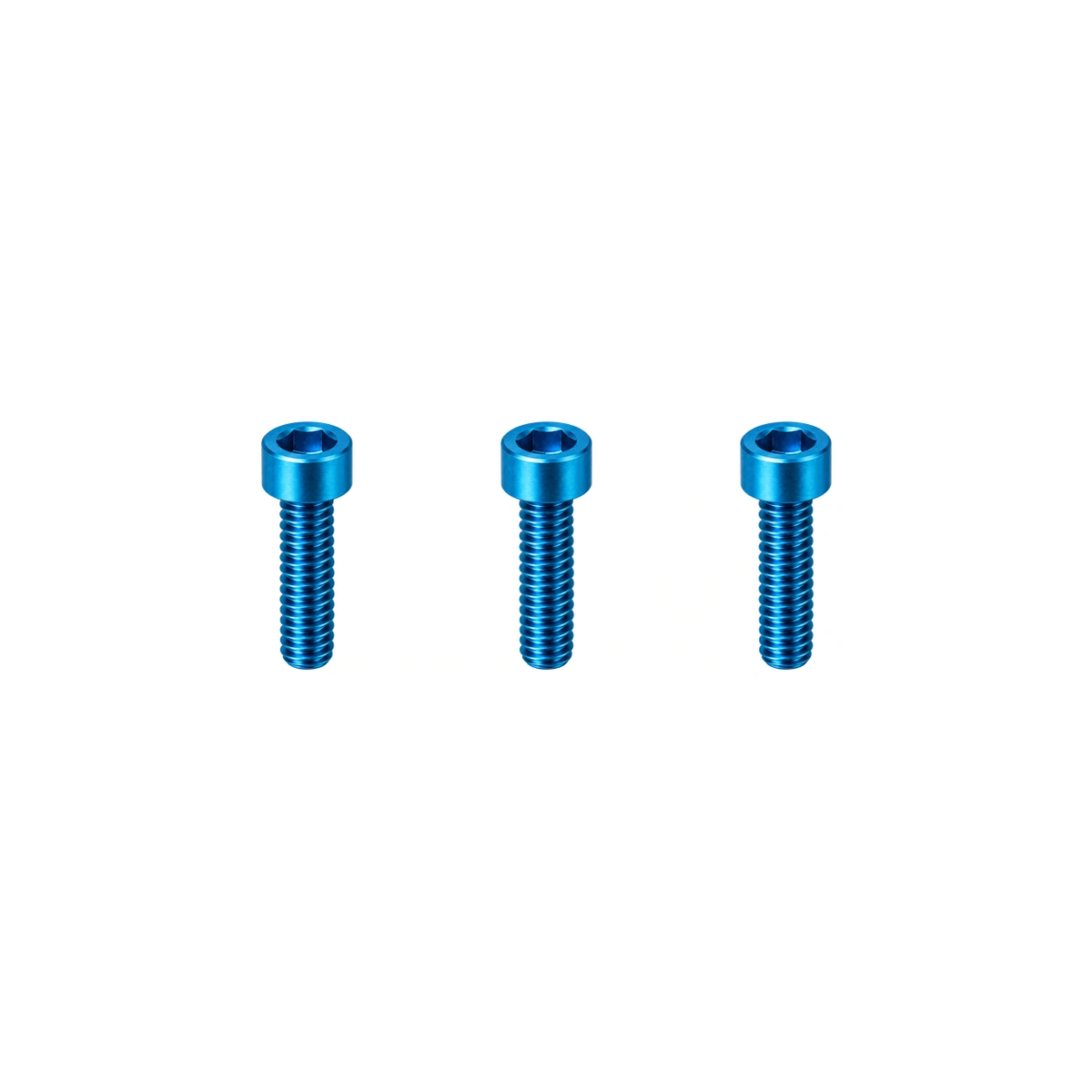 Titanium SRAM S900 Aero HRD Reservoir Bolt Set — Aqua Blue