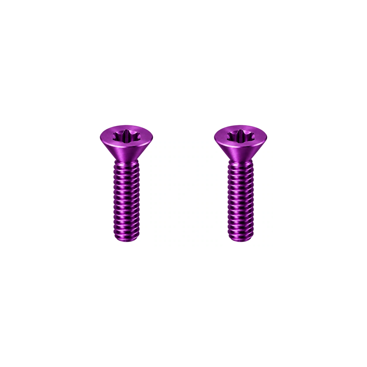 Titanium Birdy Front Suspension Bolts — Purple