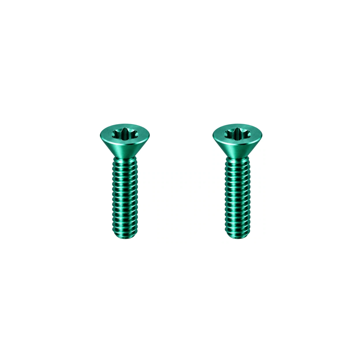 Titanium Birdy Front Suspension Bolts — Green