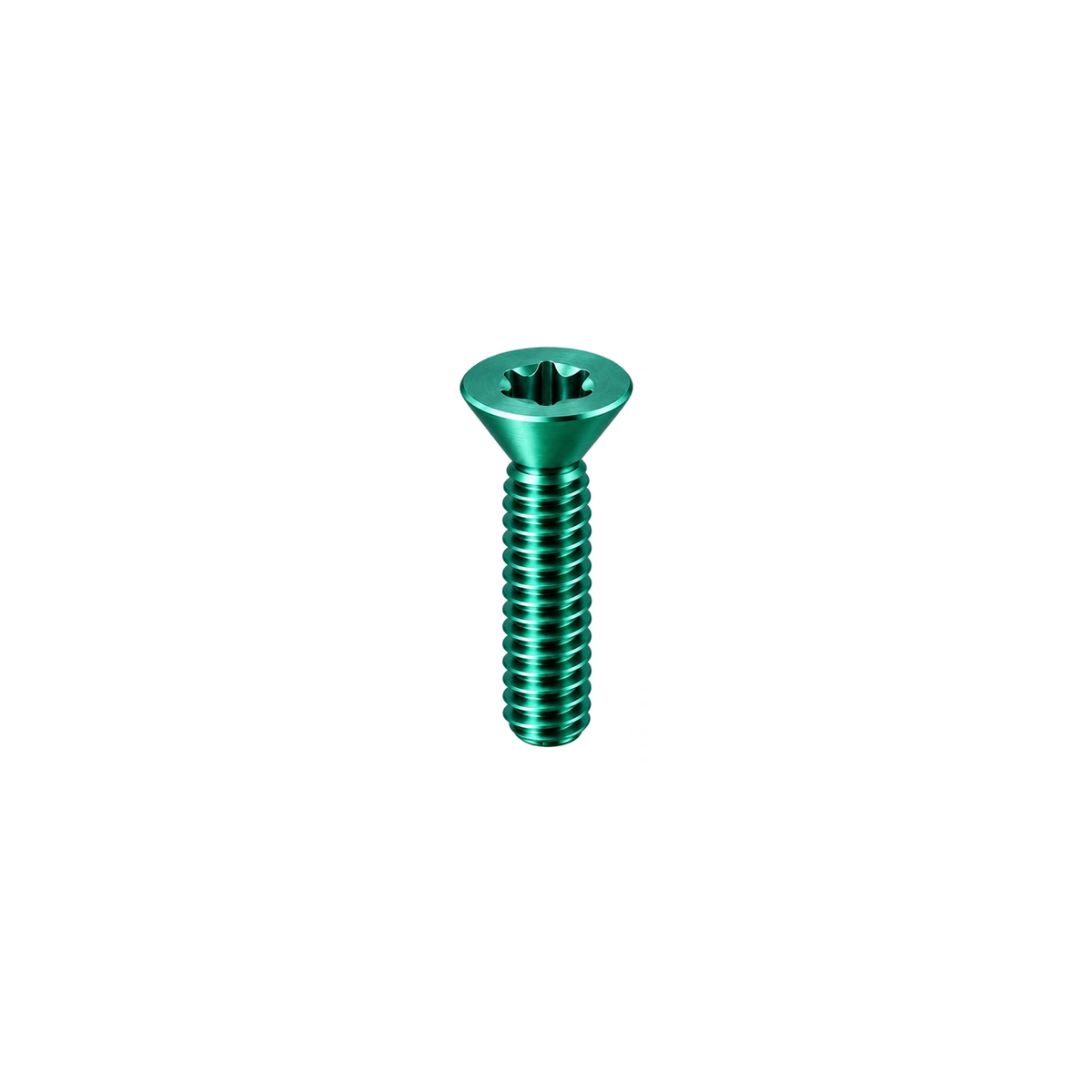 Titanium Bianchi Oltre Derailleur Hanger Screw — Green