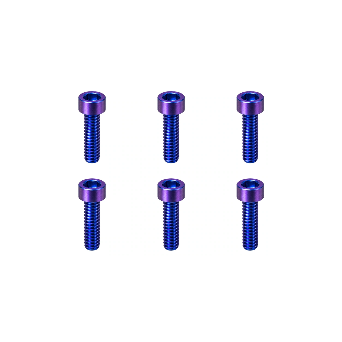 Titanium Specialized SWAT Cover Bolt Set — Blue Purple