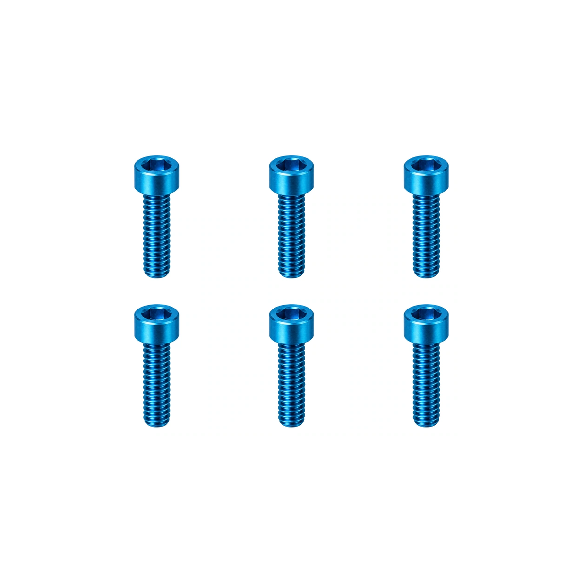 Titanium Specialized SWAT Cover Bolt Set — Aqua Blue