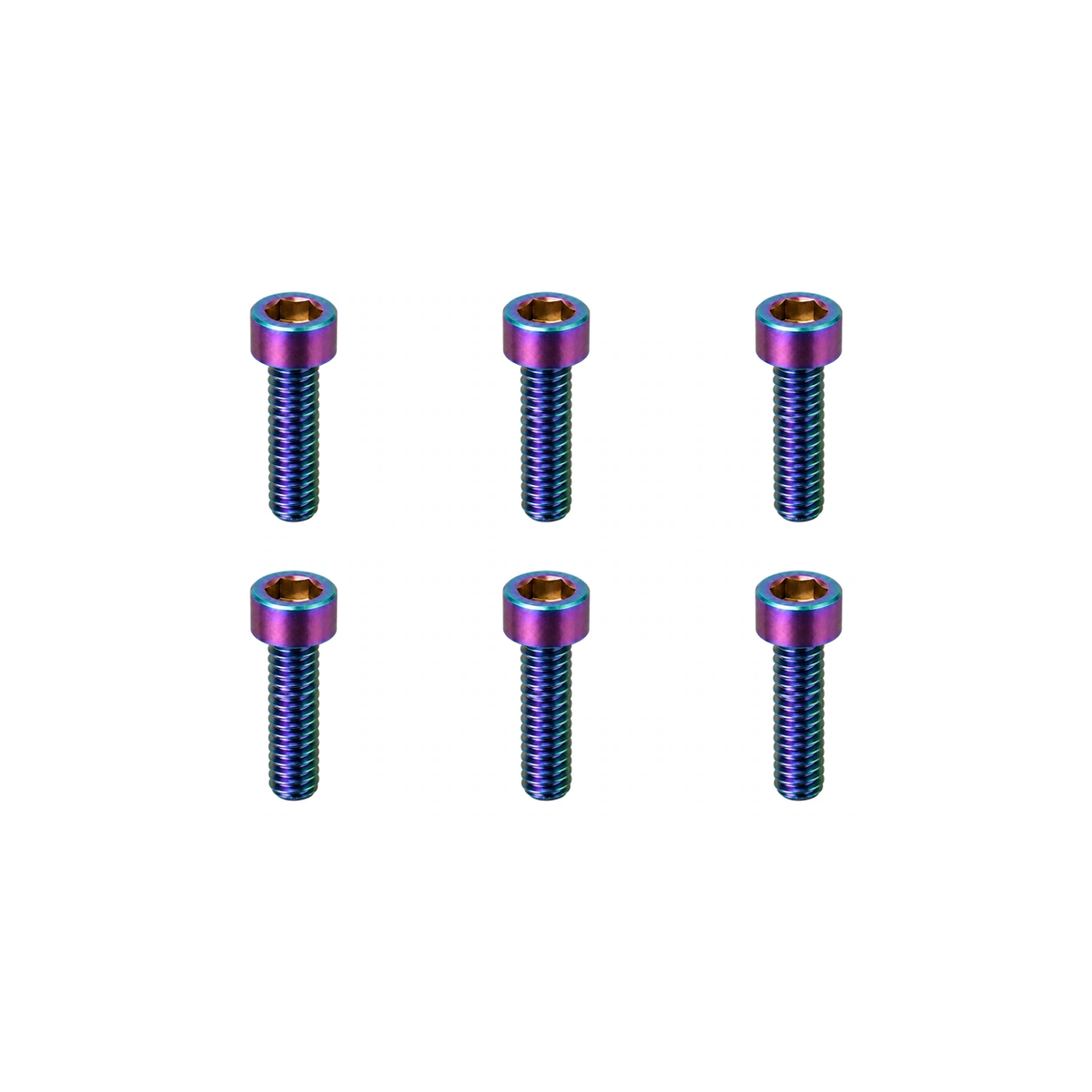 Titanium Specialized SWAT Cover Bolt Set — Rainbow