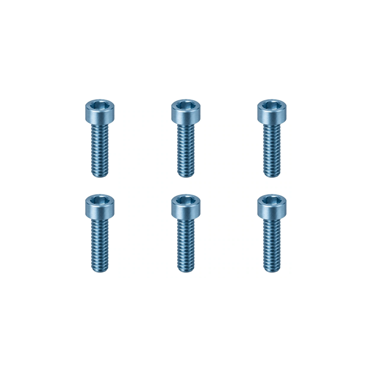 Titanium Specialized SWAT Cover Bolt Set — Ice Blue