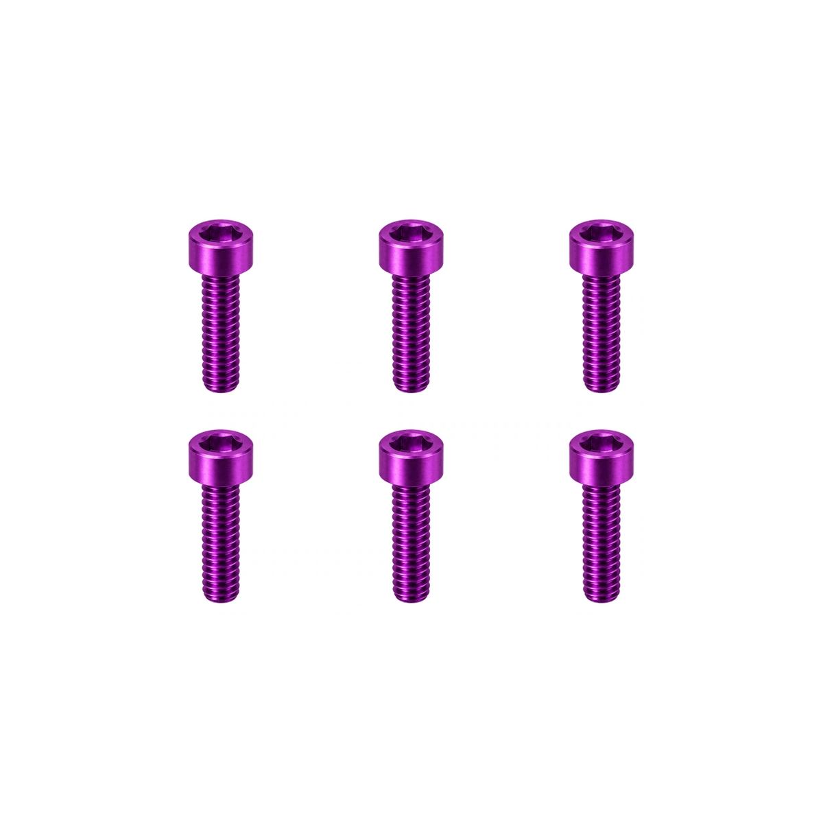 Titanium Specialized SWAT Cover Bolt Set — Purple