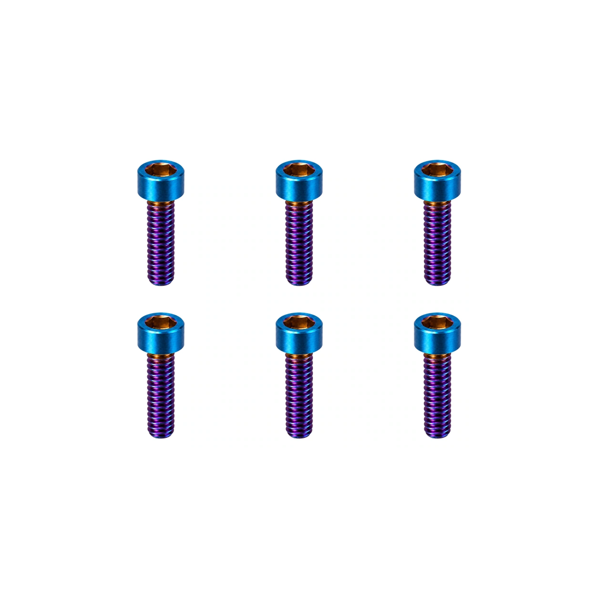 Titanium Specialized SWAT Cover Bolt Set — Burnt Blue