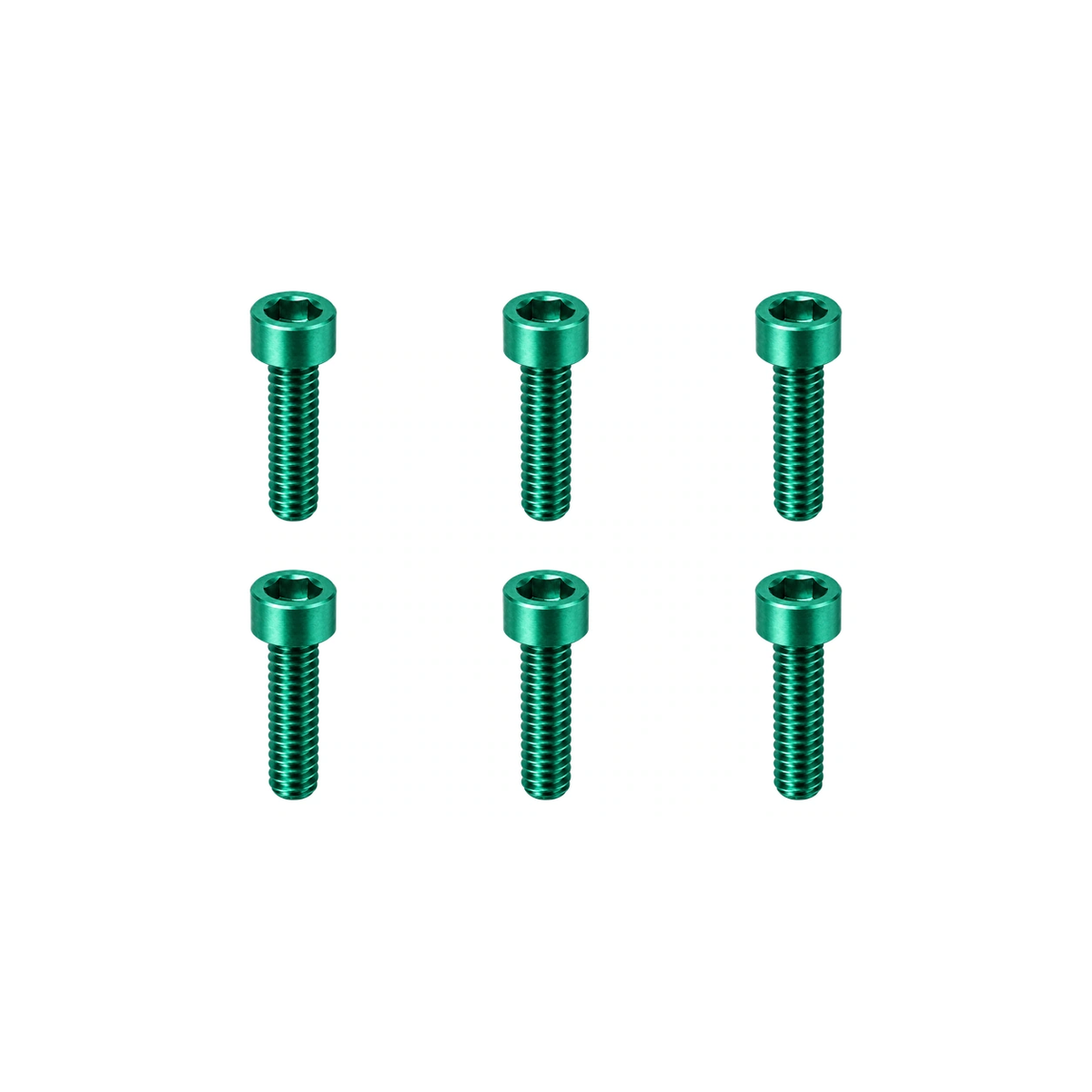 Titanium Specialized SWAT Cover Bolt Set — Green